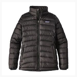 Patagonia Girl’s Black Down Insulated Sweater Jacket